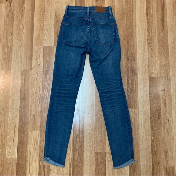 *NWT* Madewell 10” High Rise Skinny Tulip Hem Edition - Picture 6 of 14